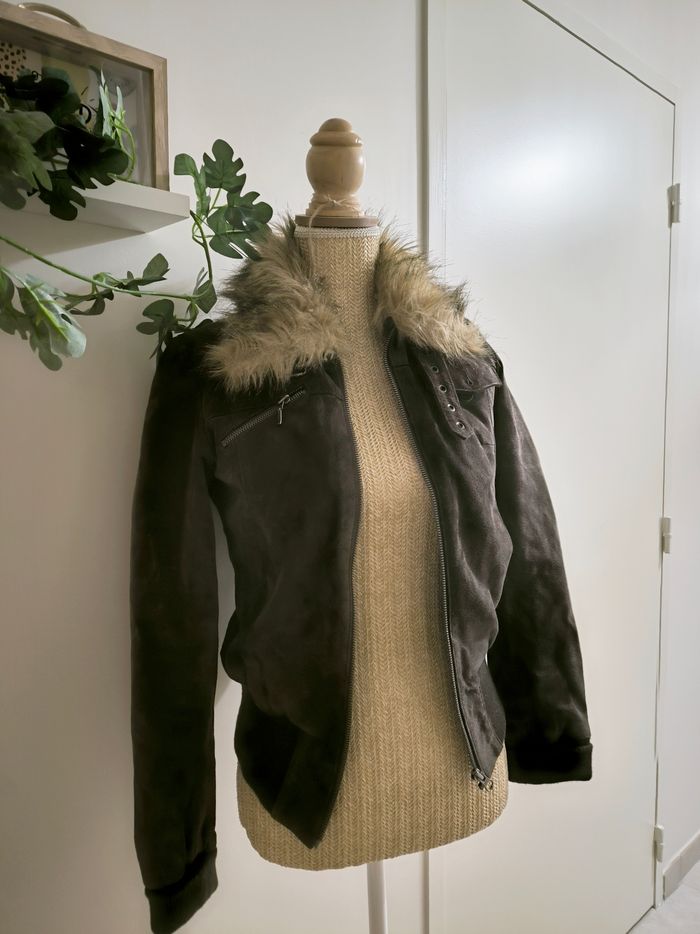 Veste en cuir Tex – Taille 36 – Excellent état