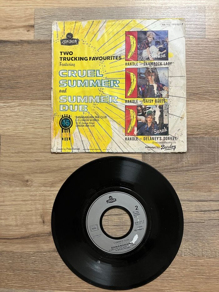 Vinyle 45 tours-Bananarama-Cruel Summer - photo numéro 2