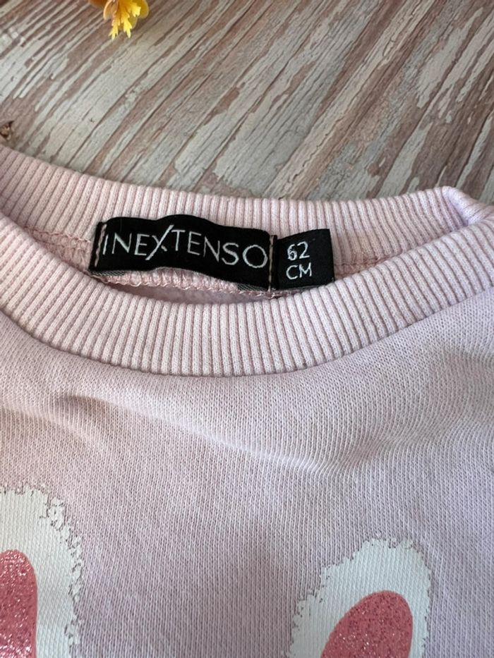 Pull rose 3 mois lapin in extenso - photo numéro 3