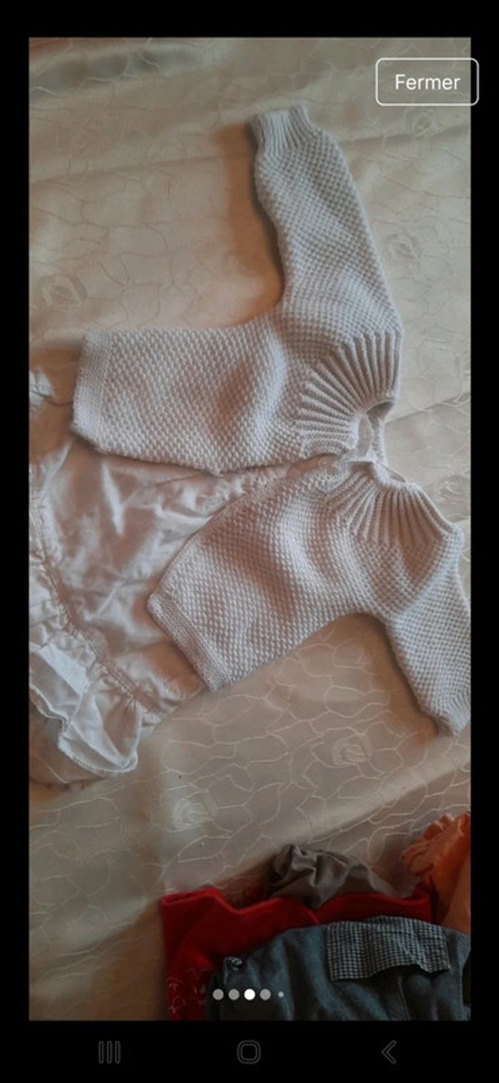 Robe à froufroufrou ensemble 3mois - photo numéro 2