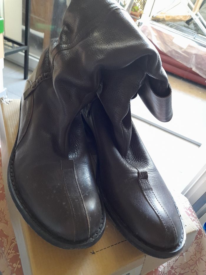 BOTTES CUIR " BEE FLY"  TAILLE 39 - photo numéro 4