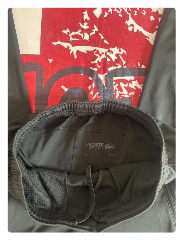 Jogging/legging Lacoste taille xs noir - photo numéro 5