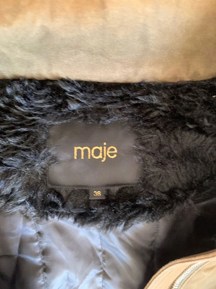 Manteau kaki Maje 36 - photo numéro 4