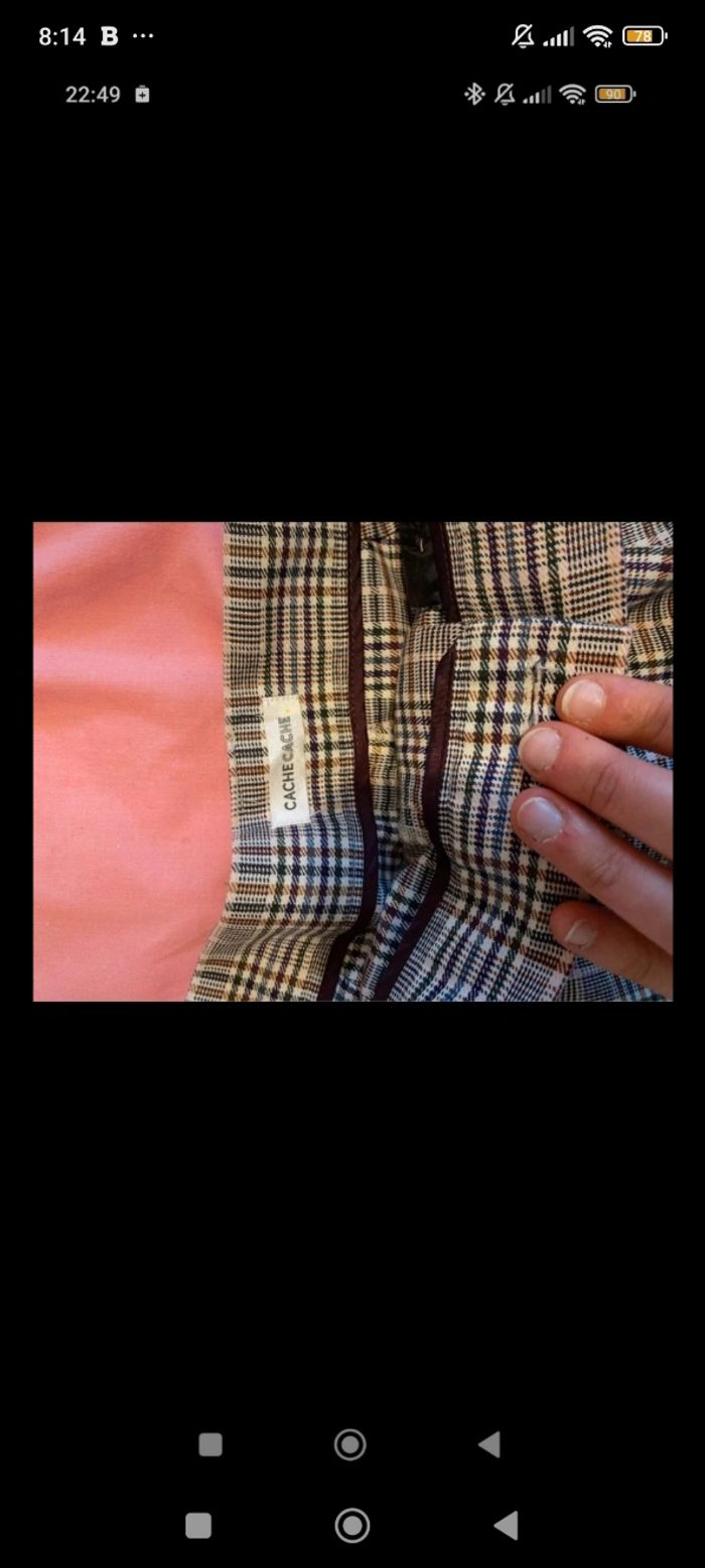 Short à carreaux - photo numéro 3