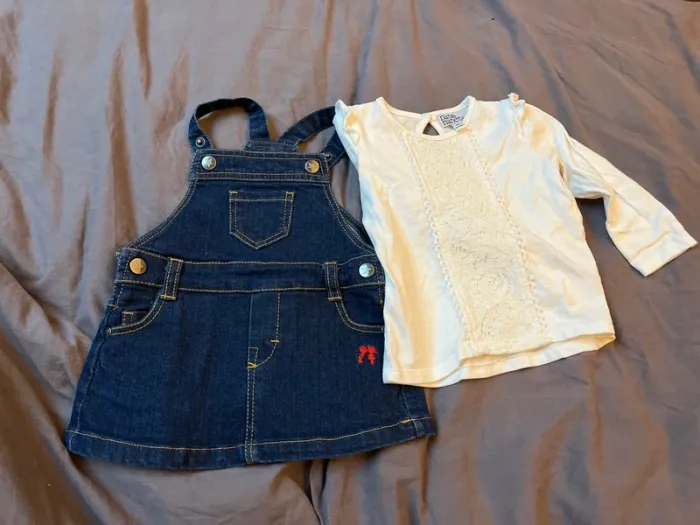 Ensemble robe et tee shirt