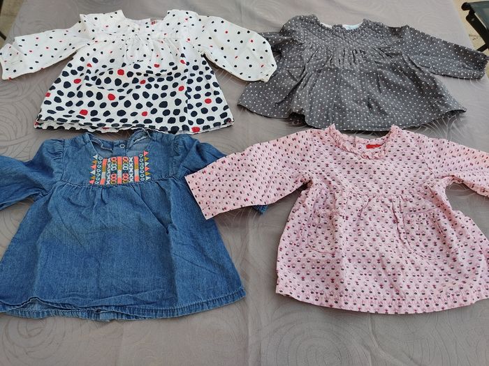 Lot de 4 blouses