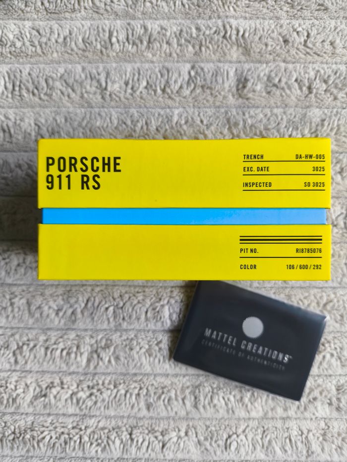 Hot wheels x Daniel Arsham 1973 Porsche 911 RS - photo numéro 2
