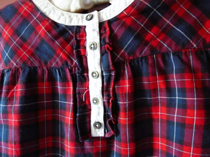 chemise fille 10 ans jacadi carreaux 10 ans TBE manches longues - photo numéro 2