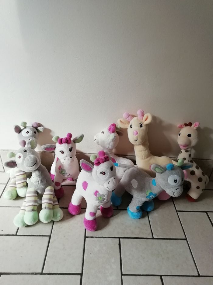 Doudou Klorane,Arthur et Lola Biolane