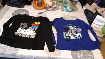 2 tee shirt manches longues 8 ans