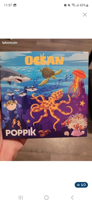 Affiche+stickers Modéle Océan