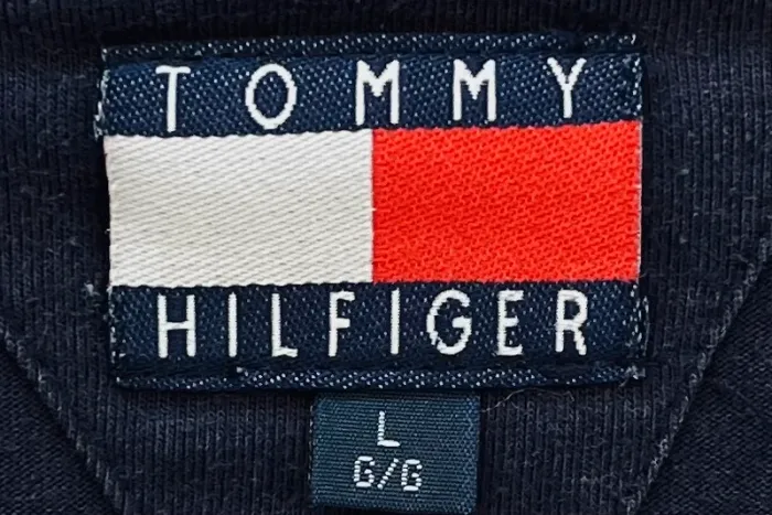 T.shirt bleu marine, blanc, rouge Tommy Hilfiger pour homme, taille L - photo numéro 4