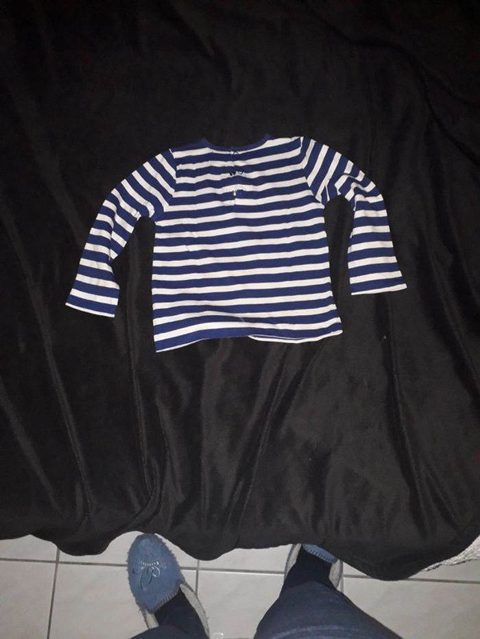 Haut manches longues rayé - photo numéro 2