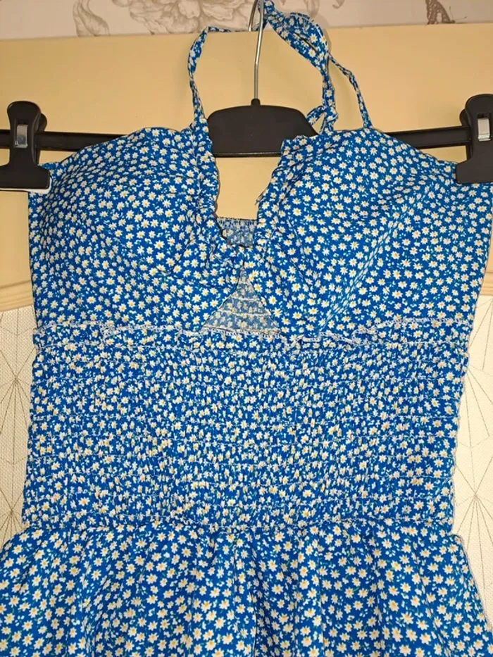 Robe à volants fluide H&m 36/38 étiquette coupée comme neuve - photo numéro 3