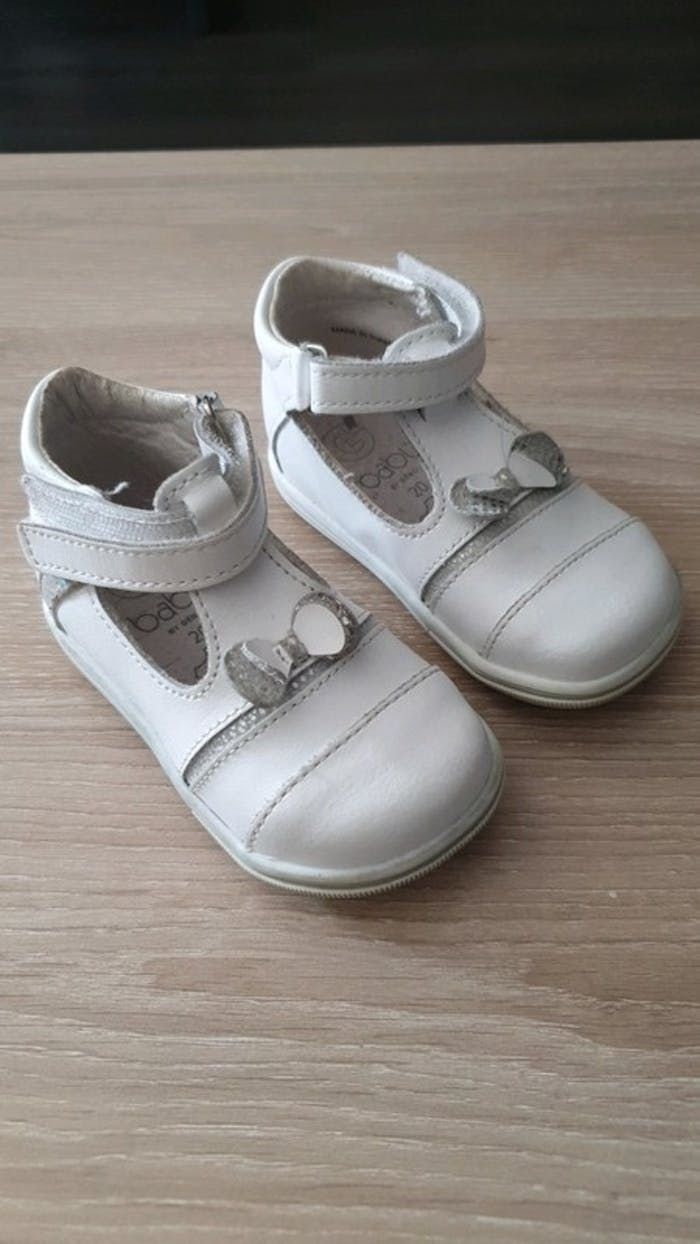 sandale blanche Gemo