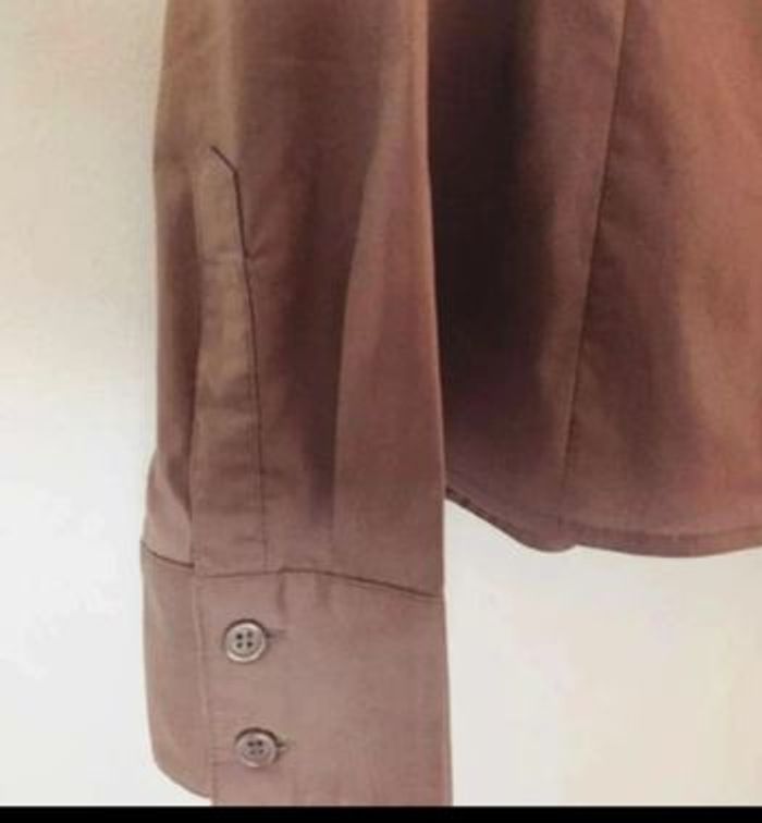 Chemisier  Taille  34 H&M marron - photo numéro 5