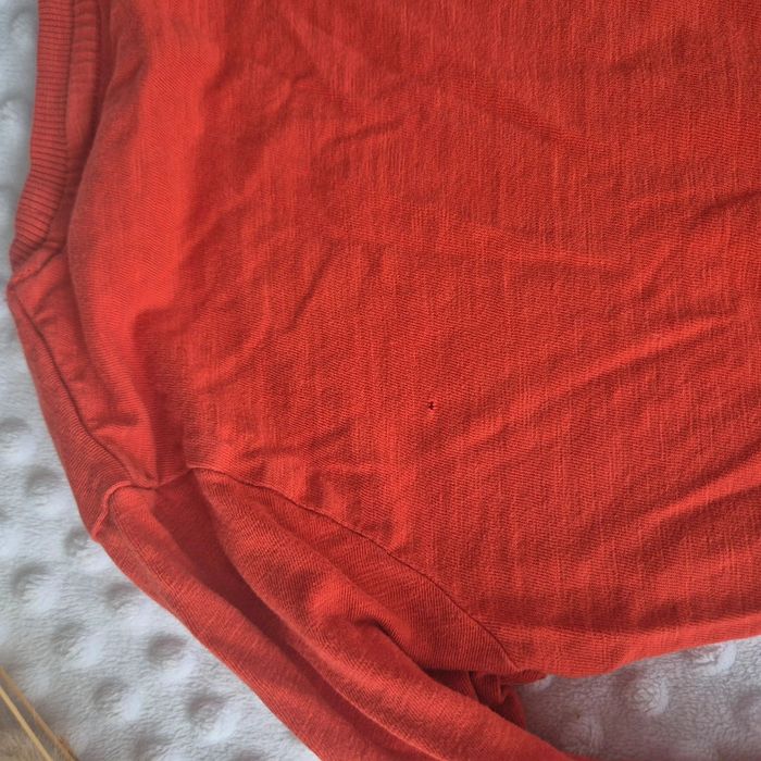 Tee-shirt manches longues orange 8 ans - photo numéro 3