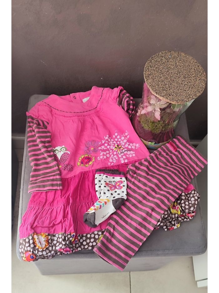 Ensemble Catimini 3 pièces 6-9 mois