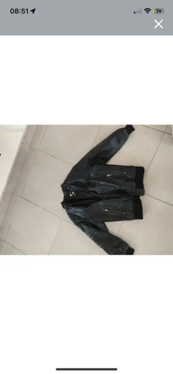 Veste Zara Enfant simili cuir – Style motard, comme les grands !