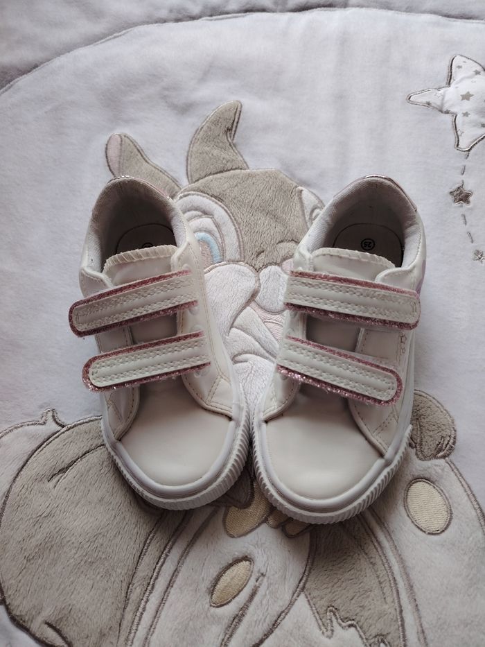 Basket blanche et rose - photo numéro 2