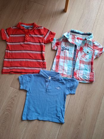 Lot de 3 hauts garçon taille 3 ans en très bon état 