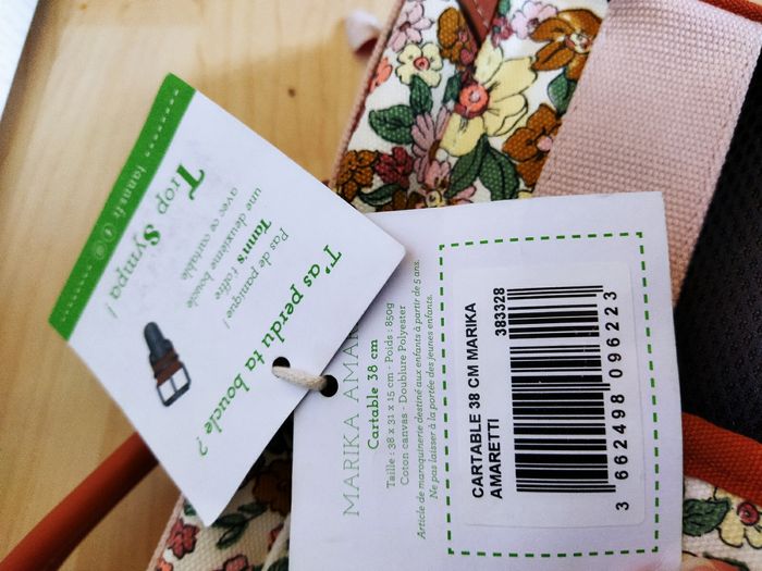 Cartable tann's 38 cm neuf modèle Marika Amaretti - photo numéro 3