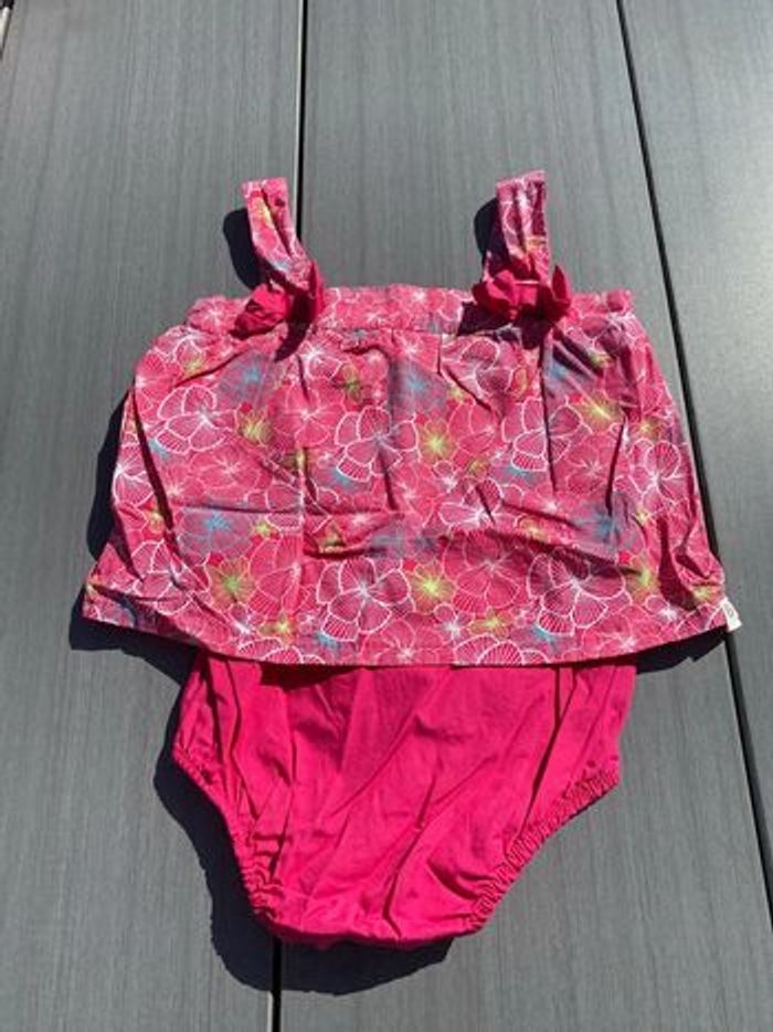 Barboteuse été fille 24 mois Sergent Major