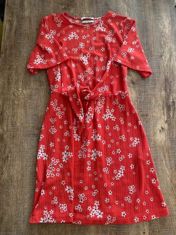 Robe rouge Pull&Beat taille 36