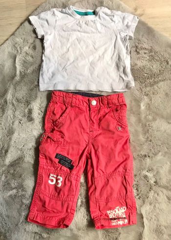 T-shirt+pantalon 9 mois
