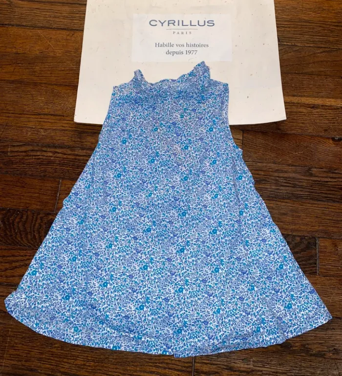 robe liberty Cyrillus 9 mois
