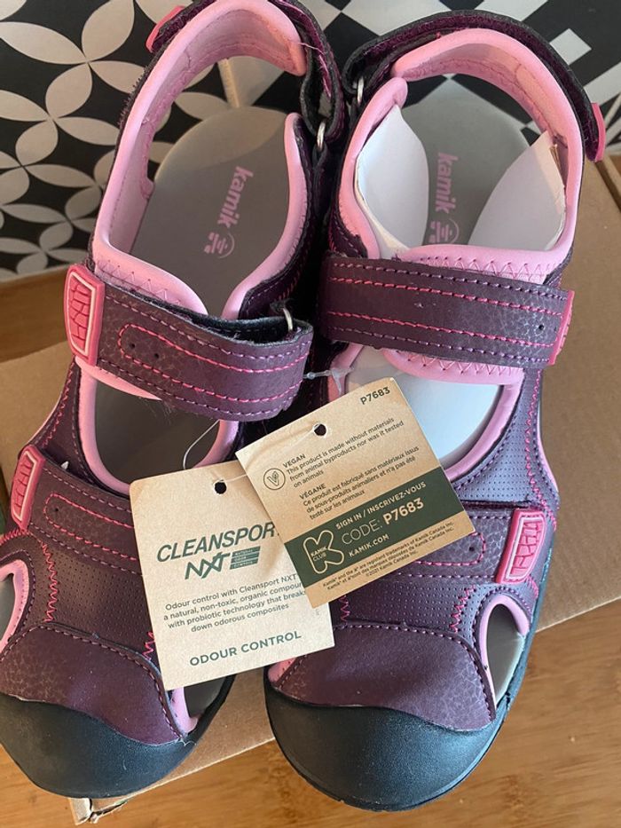 Chaussures ouvertes / sandales végane / vegan Kamik - photo numéro 2