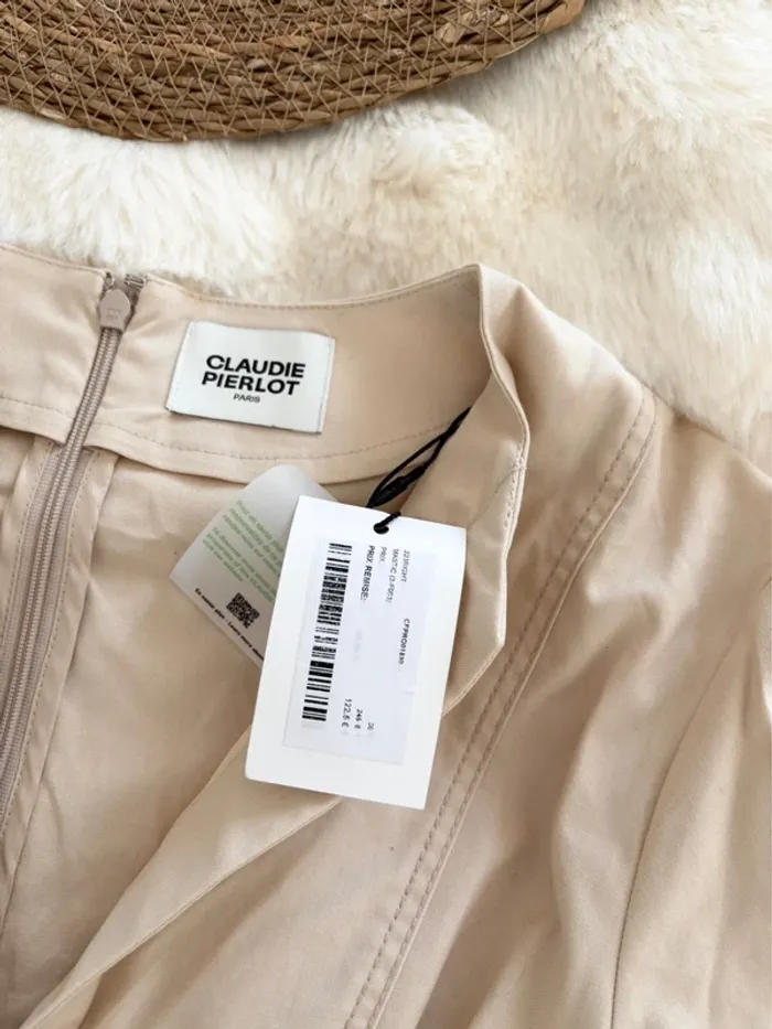 Robe beige Claudie Pierlot taille 36 - photo numéro 6