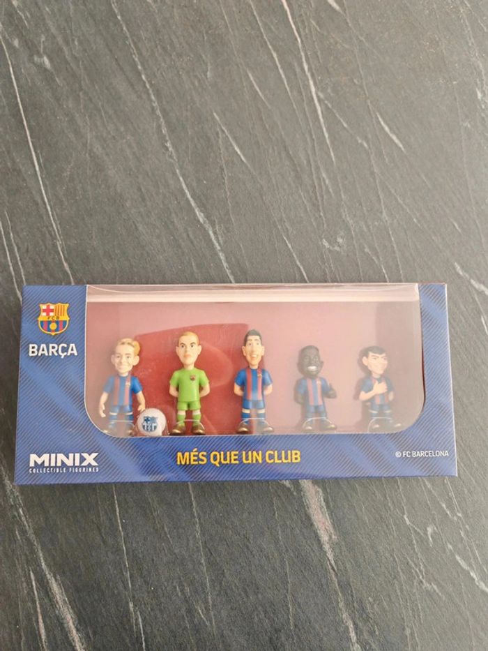Pack de 5 Figurines Minix Football Stars FC Barcelone - photo numéro 2