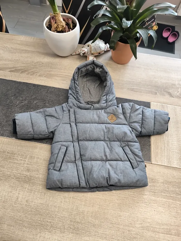 Manteau intérieur polaire garçon 6 mois obaibi et - photo numéro 4