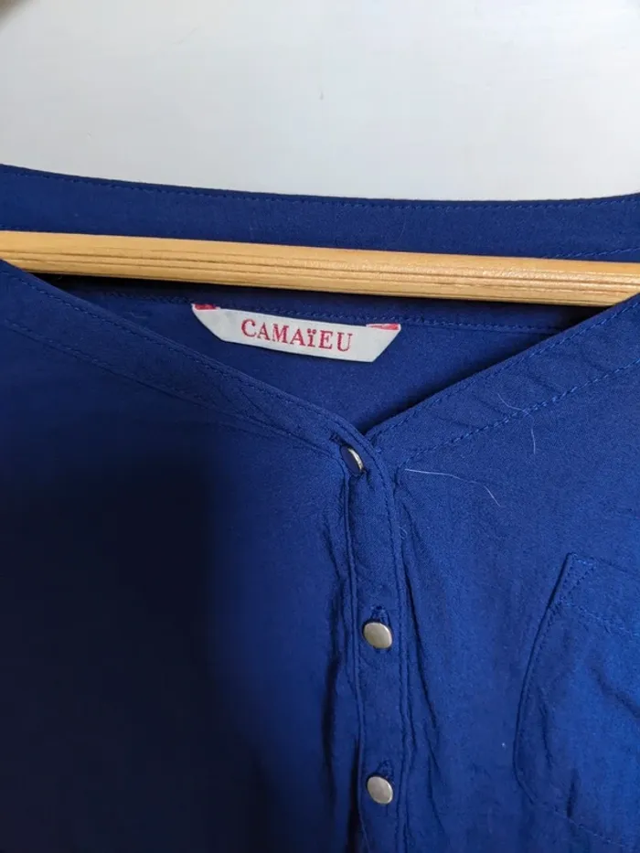 Chemise bleue T.38 - photo numéro 3