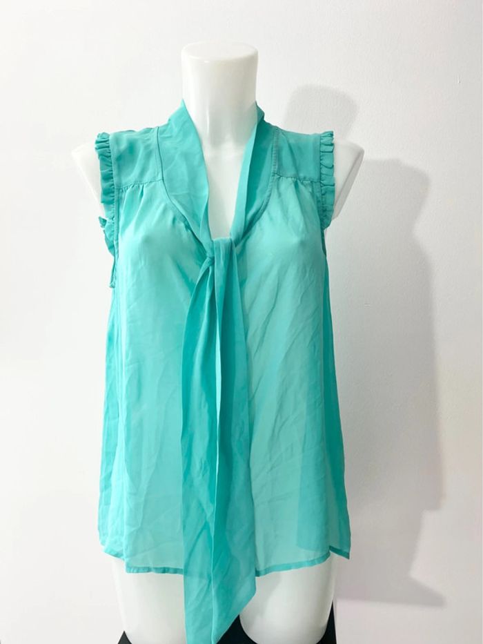 Blouse turquoise - photo numéro 2