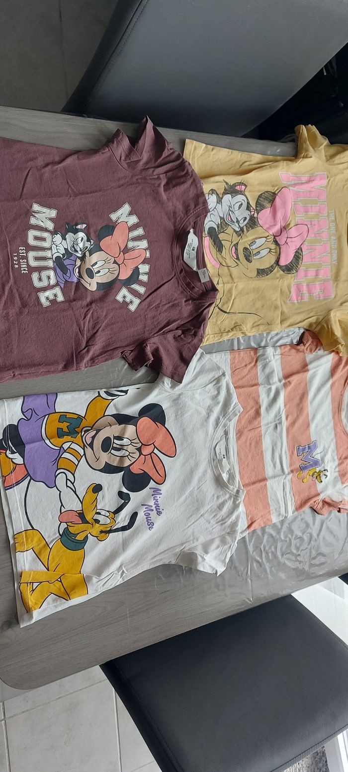 Lot de t-shirts H&M Minnie 110/116