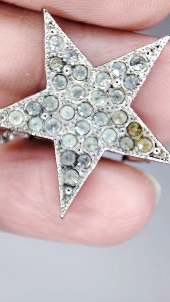 Broche étoile strass - photo numéro 3