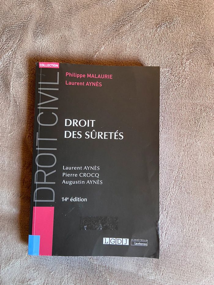 Luvre droit de sûretés 14e édition civil