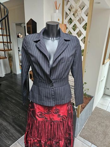 Blazer ligné taille S