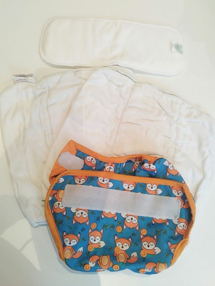 Couche lavable Bum Diapers + 3 inserts
