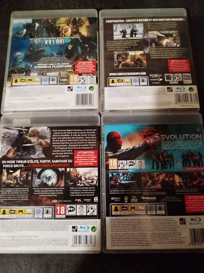 Lot 4 jeux PS3. - photo numéro 3