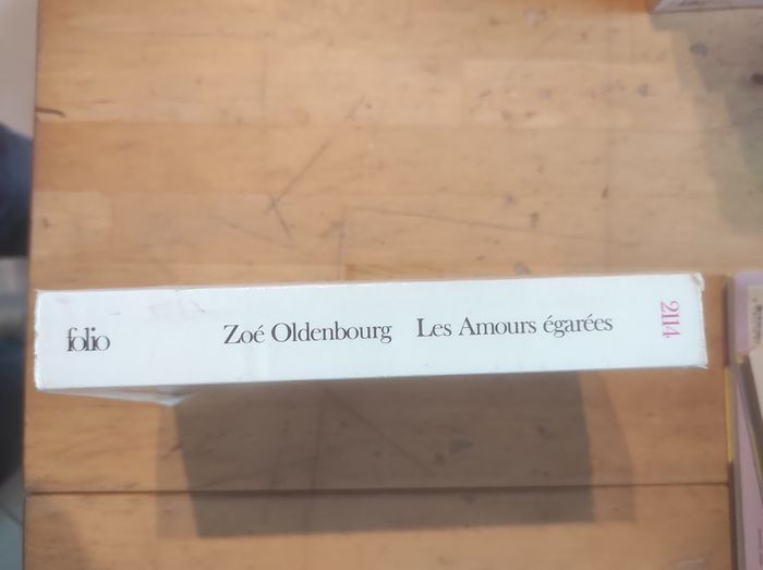 Les Amours égarées Zoé Oldenbourg Folio 1989 - photo numéro 2
