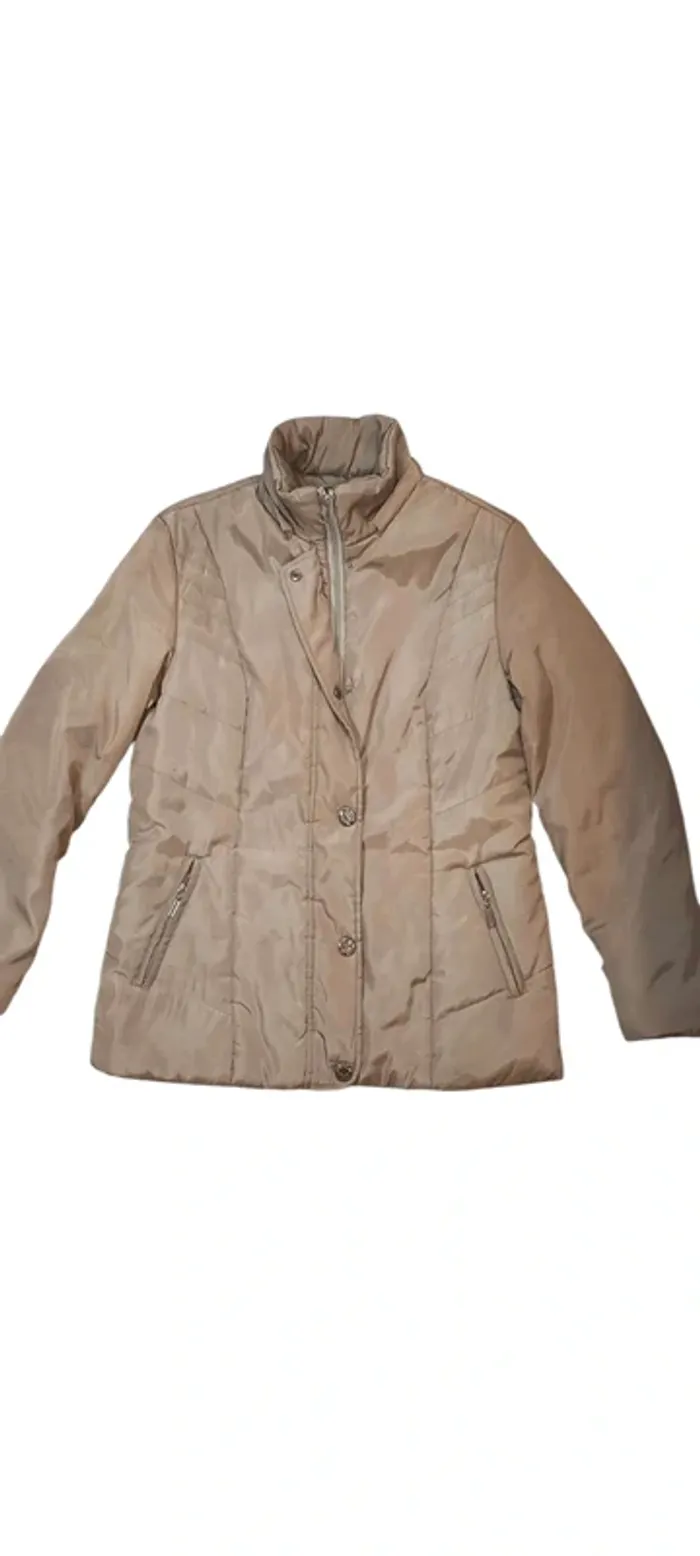 Veste doudoune métallisé Élisa Rosa M 38