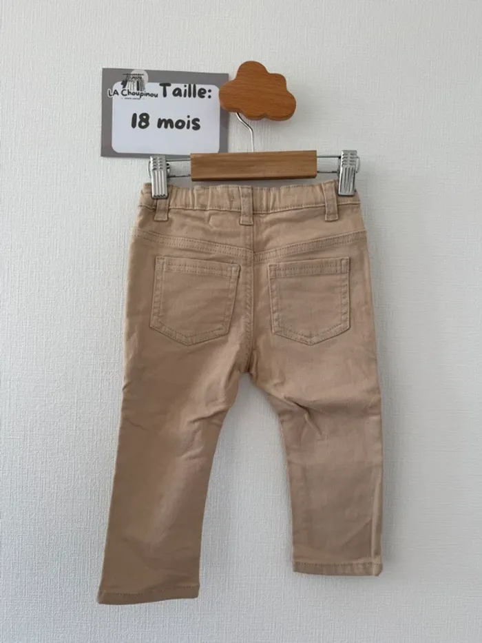 Pantalon beige - taille 18 mois 🌼 - photo numéro 3