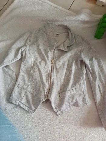 Blazer gris 7 ans