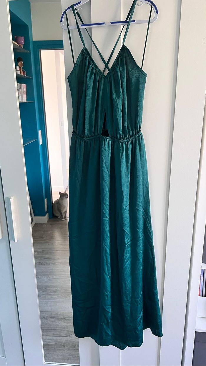 Longue robe verte - photo numéro 4