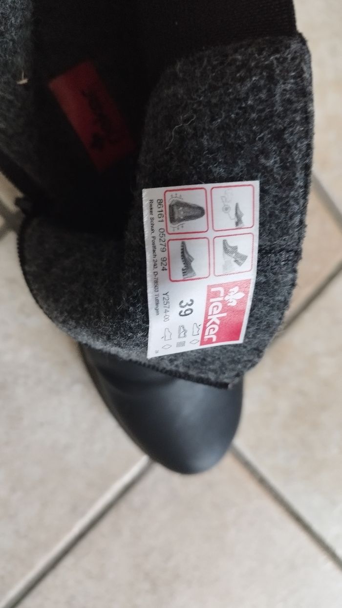 Bottes femme rieker - photo numéro 2
