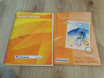 En vacances avec les cours Legendre lot de 2 cahiers