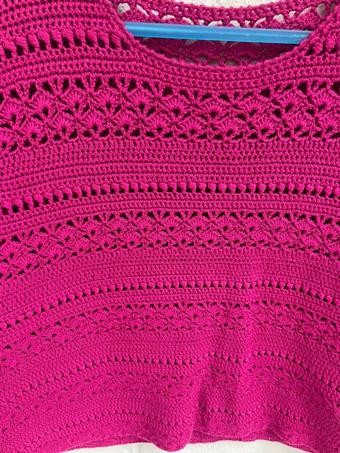 Pull tricoté fait main 38 - photo numéro 2